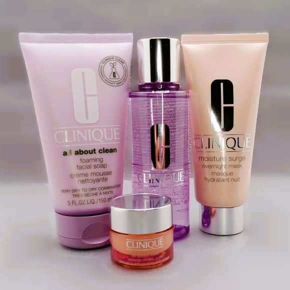 CLINIQUE Take The Day Off Cleanser and Moisturizer Bundle 4 Full Size Products - Picture 2 of 7